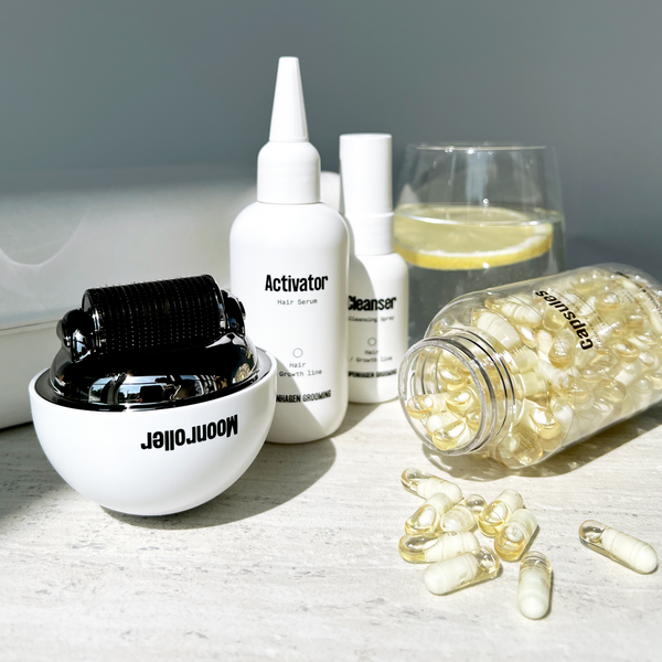 Hair Growth Kit + Growth Accelerator + Hair Capsules Hair Growth Copenhagen Grooming Sweden