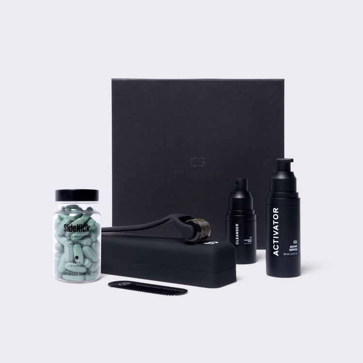 Beard Growth Kit + Sidekick Beard Growth Copenhagen Grooming Sweden 50 Days Supply