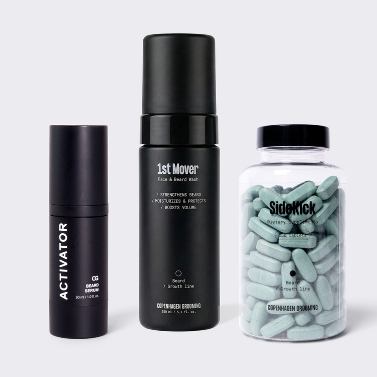 Beard Growth Refill Bundle Beard Growth Copenhagen Grooming Sweden